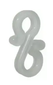 2 Packs Holiday Home Gutter/Shingle Universal S Hook 40 Ct Ea 1.375 in 80 Total