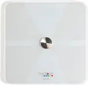Myzone MZ-20 Bluetooth Home Digital Bathroom Scales (White) - High Precision Body Fat and Muscle Mass Measurement