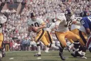 Pittsburgh Steelers QB Kent Nix in action vs New York Giants Pitts- Old Photo