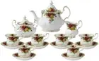 New Royal Albert Old Country Roses 9 PIECE TEA SET