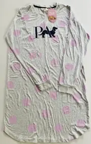 BRAND NEW WOMENS PETER ALEXANDER LONG SLEEVE POLKADOT NIGHTY SIZE M