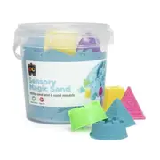 [Educational Colours] EC Magic Sensory Sand with 6 Moulds 600g (Blue)
