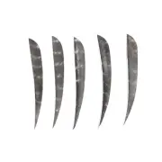 5" Archery Arrow Feather Natural Fletching Turkey Fletches Bow Arrow Left/Right