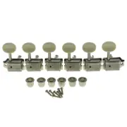 Wilkinson Deluxe Vintage Guitar Tuners Tuning Pegs w/ Split Post NI w/ IV Button