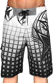 [Generic] Swim Shirts for Men and Fitness Sports Plus Size Five Quick Drying Beach Pants Shorts