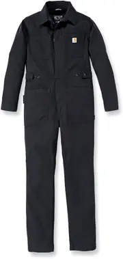 Carhartt Rugged Flex Canvas, coverall women , color: Black , size: XS