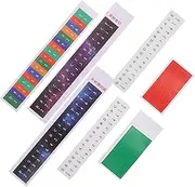 Yardwe 5 Sets Thumb Piano Note Stickers Durable and Smooth Surface Labels for Easy Learning Reminder Stickers for Beginners Matched with Keyboard