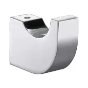 Chloe Polished chrome towel hook/ Robe hook/ Bath accessories