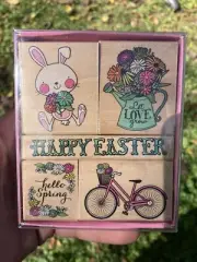 Hobby Lobby Easter Rubber Stamp Set Spring 2016 ** 5 piece