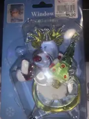 Christmas Window Decoration Reindeer Window Decoration Color Changing Light Up