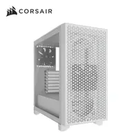 在飛比找PChome24h購物優惠-海盜船 CORSAIR 3000D 白 機殼