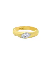 Meira T 14K Yellow Gold Diamond Cluster Ring