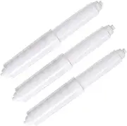 Toilet Paper Holder Rolls, 3 Pieces Plastic Toilet Roll Holder Insert in Bathroom Toilet Replacement Roll Spring-Loaded (Spindle Small)