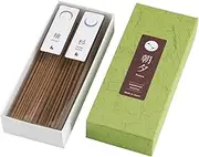 Asayu Japan Traditional Incense Sticks Forest Scent Set (Hinoki Cypress and Japanese Cedar Wood), Made in Japan Quality 2-in-1 Incense Kit - Forest Incense Set