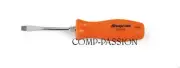 Snap-on ™ Tools NEW ORANGE Hard Handle Grip 3/16" Flat Head Screwdriver SDD2A
