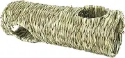 Hamster Grass Tunnel Toy Interactive for Small Animals, 50x16cm Rabbit Tunnel