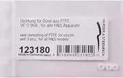 123180 Seal consisting of PTFE for nozzle (3pcs) for all H&S models