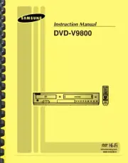 Samsung DVD-V9800 DVD & VCR Recorder Owner's User Manual