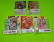Amiibo Lot Bundle 5 Super Mario Splatoon Smash Bros Lucas Toad Peach Video Game