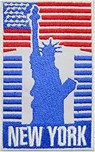 New York Travel Patch, New York Patch, Travel New york patch, groovy patch Embroidered Iron on Sew on Patch Badge for Clothes etc. 9x5.5cm