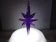 Large Purple Star of Bethlahem for Ceramic Christmas Trees.