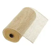 10 Inch Poly Burlap Mesh for Wreath Mesh Ribbon 10 Yard Khaki