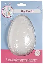 Cake Star Easter Egg Mould, 2 Part Textured Chocolate Making Mold, Create Your Own Easter Eggs - Large, 140 mm x 93 mm 84833 Transparent