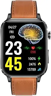 Smart Watch With Blood Glucose Monitor - 1.7 in Touch Screen, Sports Modes, IP68 Waterproof for Daily Use