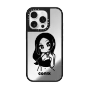 iPhone 16 Pro Mirror Case MagSafe Compatible Girl'23