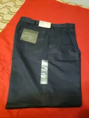 Dockers Pants Men's 33X32 Pressed Straight Fit Flat Chino Blue Dress .Brand New