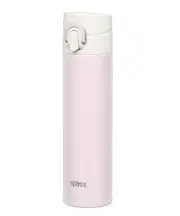 Thermos Water bottle flask Mobile Mug 400ml JNI-403 One-touch open (Pink Purple)