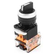 LA38/209 22mm Panel Mount NO+NC DPST 2 Position Rotary Selector Switch