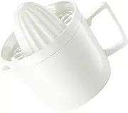 CRILSTYLEO 1Pc Manual Ceramic Fruit Juicer Cup Multi Purpose Squeezer for Easy Juice Extraction for Citrus Fruits Like Lemon and Orange Compact and Reliable Design