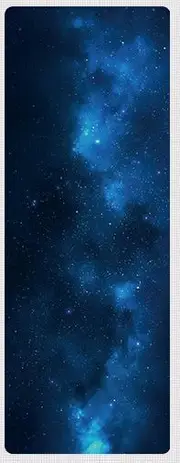 Starry Night Suede Yoga Mat Non Slip Pilates Gym Fitness Exercise Mats & Non Slip Towels