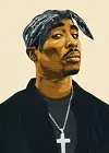 NEW 2 Pac Tupac Shakur Music Poster Art Print Wall Art 90's Rapper Rap Canvas