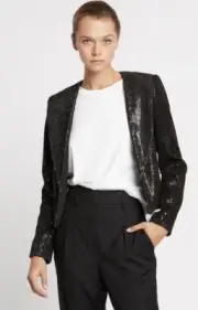 Sass & Bide Diamonds and Gold Jacket Black NWT RRP $590