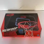 Nerfoop Pro Series By Hasbro (Nerf Hoop, Foam Ball, Clear Backboard) New In Box.