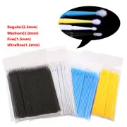 100×Dental Microbrush Disposable Applicators Tips Micro Brush Cleaning po