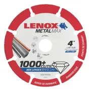 LENOX Tools METALMAX Cut Off Wheel, Diamond Edge, 4-Inch x 5/8-Inch (1972920)