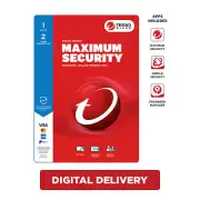 Trend Micro MAXIMUM SECURITY [Digital Download] 1 Device 2 Year 9337694075818