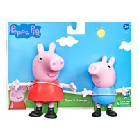 在飛比找momo購物網優惠-【Peppa Pig 粉紅豬】粉紅豬小妹 大尺寸雙角色組 F
