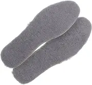WOFASHPURET 1Pair Warm Fluffy Insoles for Boots and Shoes Comfortable Inserts for Cold Weather Breathable and Warm Insoles for Men and Women for Winter Use