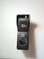 BLACK WALL MOUNTING BRACKET for Eufy Video Doorbell Slim Wireless 1080p