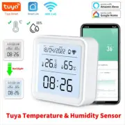WiFi Temperature & Humidity Sensor with Smart Life App, Alexa & Google Support