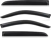 FUWKAIZS Weather Shield Window Visor Wind Deflector Compatible for Toyota Hilux Revo 2015 2016 2017 2018 2019 2020 4PCS/Set Double Cabin Accessories