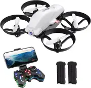 SIMREX X700 Drone with 720 HD Camera, WiFi FPV Live Video, 6-Axis RC White