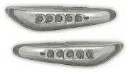 Mga Side Repeater for BMW 3 Series E46 01-05 Chrome LED KBBM12WS XINO AU