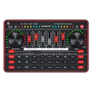 Live Streaming Gaming Music Recording Podcast Audio Interface with Audio Mixer Sound Card Console with Sound Board Voice Changer