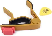 Parliky Acoustic Guitar Tuner Capo by 6 String Clip on Guitar Capo Aluminum Alloy for Electric Ukulele Banjo Mandolin