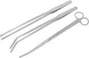 CAXUSD 1 Set Aquarium Plant Trimming Tool Tweezers Scissors for Fish Tank Cleaning Ergonomic Handheld Grass Trimmer for Healthy Aquatic Environment Essential Kit